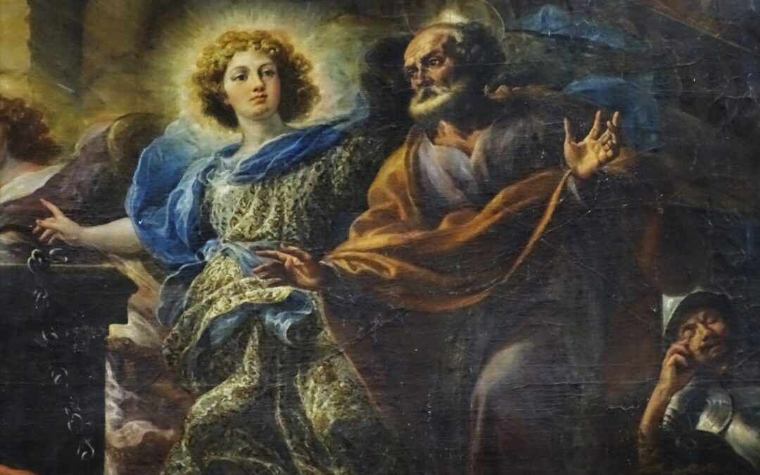 Proceso de restauración del retablo mayor